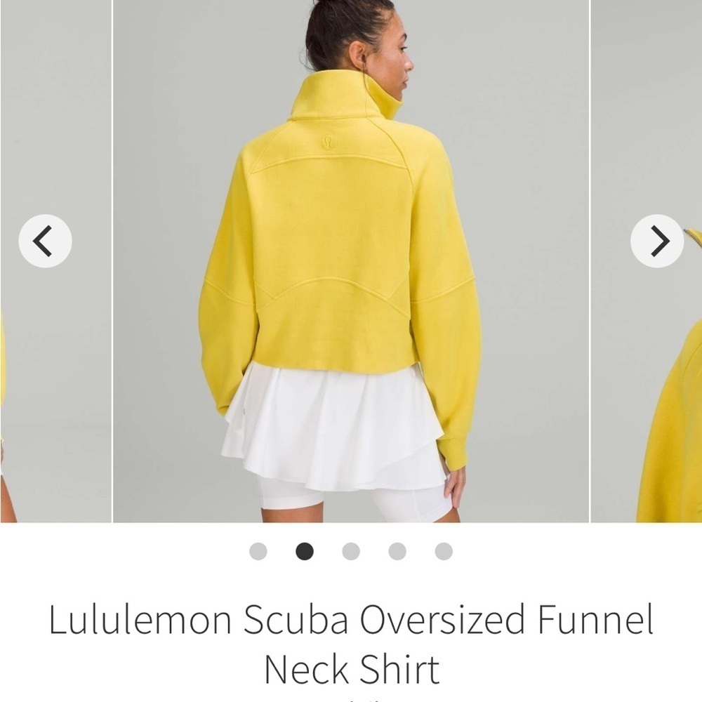 LULULEMON OVERSIZED FUNNEL NECK SCUBA SIZE XS/S - Picture 5 of 5